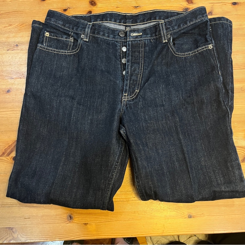 Dark wash Banana Republic Straight Leg jeans 35 x 32